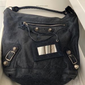Balenciaga Giant Day Bag, Blue Royal
